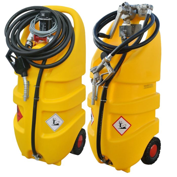 Mobile Tankstelle 110 MOBILE TANKANLAGE FÜR DEN DIESEL TRANSPORT MIT 12V PUMPENEINHEIT